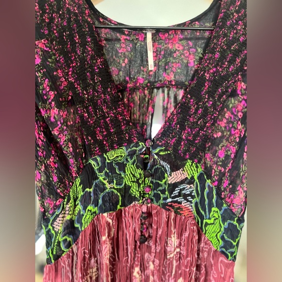 Free People Bohemian Floral Dress - Picture 5 of 7